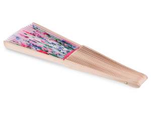 ingrosso ventaglio pieghevole legno fiori