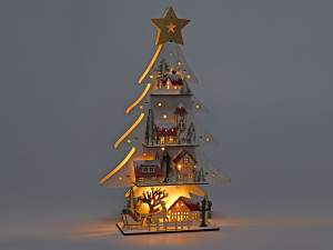 Vente en gros Lumières de paysage d'arbre de Noël