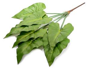 Vente en gros de feuilles vertes artificielles