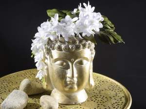 Vente en gros vase visage de bouddha oriental