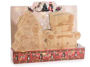 Christmas bear tree cutting board wholesaler
