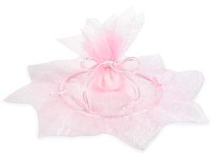 Confettis en tulle rose en gros