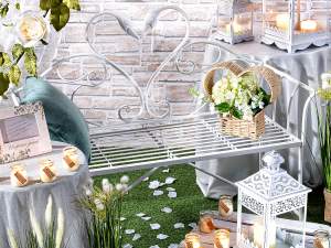 wholesale metal bench set-up