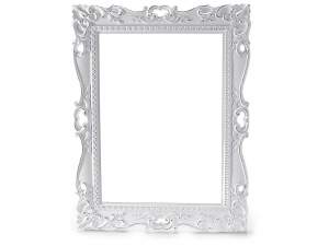 White wood frames hang