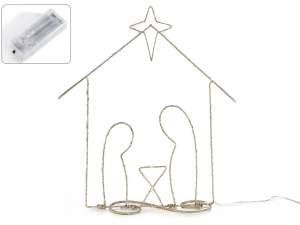 Wholesale Holy Family luminous nativity scene