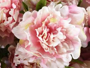 Wholesale bouquets of artificial peonies