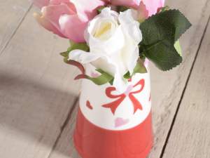 Wholesale ceramic love heart vases