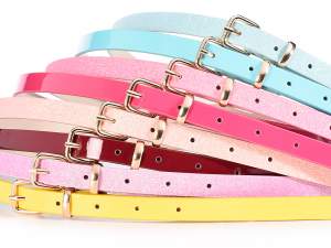 Wholesale colored leatherette belts