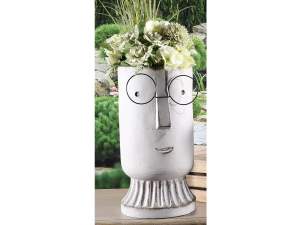Wholesale long face glasses vase