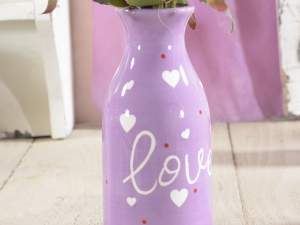 Wholesale love bottle vase amore