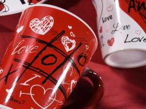 Wholesale love hearts mug