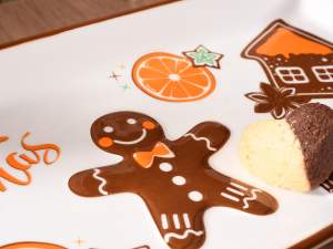 Wholesale plate gingerbread man tray