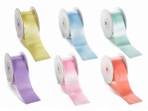 Wholesale satin ribbon watercolor