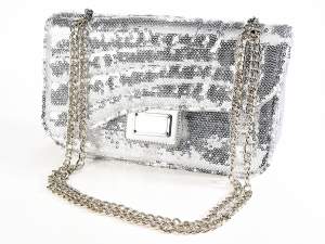 Wholesale silver sequin bags for women