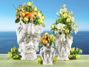 Wholesale vase pair of moor's heads