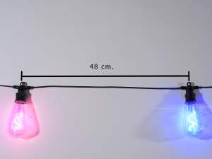 Wholesale wire lights colored bulbs