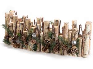Wholesaler of decorative birch fence