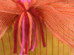 Wholesalers colored rope ribbons with wool effect