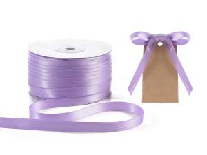 Wholesale lilac double satin ribbons