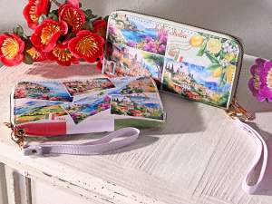 wholesale souvenir wallet italy panorama
