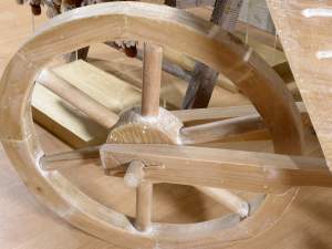 Wood decorative wheelbarrow wholesaler