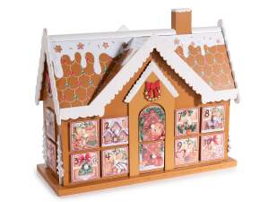 wholesale advent calendar gingerbread house
