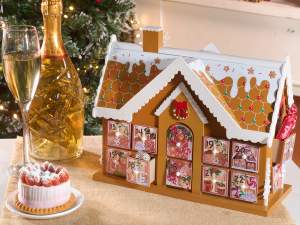wholesale advent calendar gingerbread house