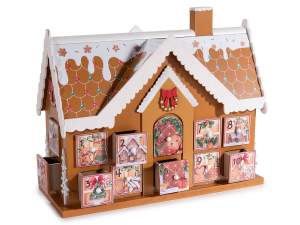 wholesale advent calendar gingerbread house