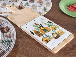 wholesale christmas village cutting board