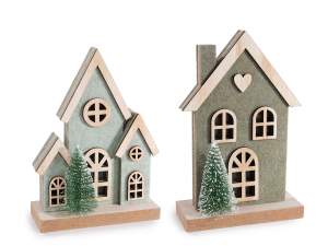 ingrosso decoro natale casetta legno