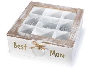 Wholesaler tea spice boxes heart decoration