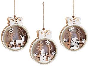 wholesale wooden ball to hang