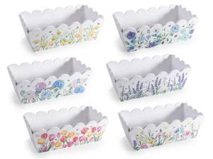 wholesale wooden flower basket