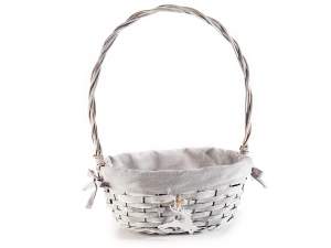 wholesale grey wooden basket