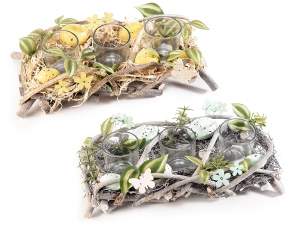 wholesale easter candle holders with eggs