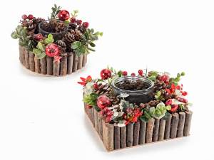 wholesale decoration centerpiece candles christmas