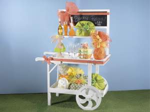 Wholesaler cart display wood blackboard
