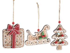 wholesale tree decorations wood gifts sledges