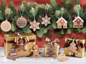 wholesale decorations tree gingerbread man