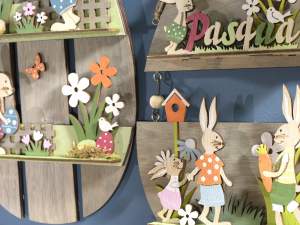 Wholesaler Easter egg decoration wood