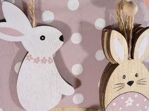Wholesaler mushroom rabbit decoration hanging