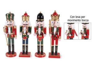 Wholesale wooden nutcracker Christmas decoration