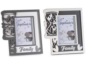Wholesale wooden photo frames family sweet waiting