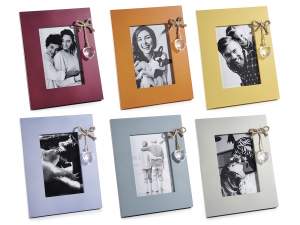 Wholesale colored wooden heart frame