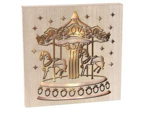 wholesaler christmas carousel painting