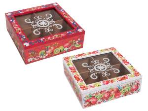 wholesale tea box herbal tea compartments glass