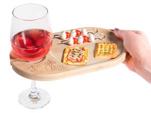 wholesale wine glass tray