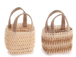wholesale woven paper gift bags