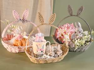 wholesale basket handles rabbit ears easter