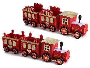 Wholesale Christmas cloth trains pack